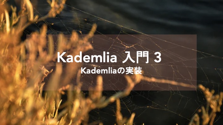 Kademliaの解説と実装 3